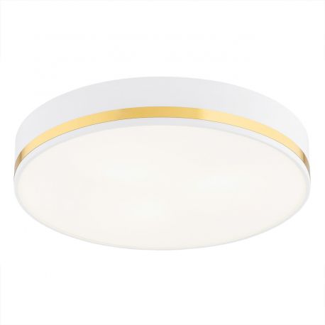 Plafoniere - Plafoniera design modern AMORE alb, diametru 35cm
