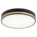 Plafoniera design modern AMORE negru, diametru 45cm