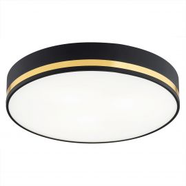 Plafoniere - Plafoniera design modern AMORE negru, diametru 45cm