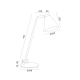 Veioze - Veioza, lampa de masa design modern AVALONE alb