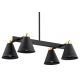 Candelabre, Lustre - Lustra cu 4 brate design modern AVALONE negru