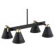 Candelabre, Lustre - Lustra cu 4 brate design modern AVALONE negru