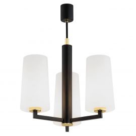 Candelabre, Lustre - Lustra cu 3 brate design modern CAMELOT PLUS negru