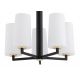 Candelabre, Lustre - Lustra cu 5 brate design modern CAMELOT PLUS negru