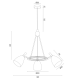 Candelabre, Lustre - Lustra cu 3 spoturi design modern CHARLOTTE negru