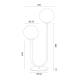 Veioze - Veioza, lampa de masa design modern FERRONE negru