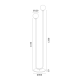 Lampadare - Lampadar, lampa de podea design modern FERRONE negru