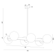 Candelabre, Lustre - Lustra cu 6 surse de iluminat moderna FREEMONT