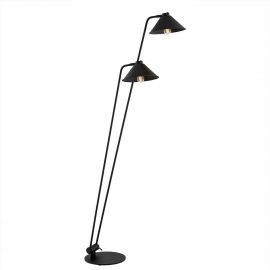 Lampadare - Lampadar, cu 2 brate design modern GABIAN negru