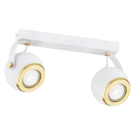 Iluminat interior - Lustra cu 2 spoturi directionabile modern KOS PLUS alb