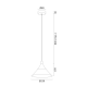 Pendule, Lustre suspendate - Pendul design modern MASSETO negru