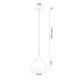 Pendule, Lustre suspendate - Pendul design modern MURANO negru