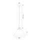 Pendule, Lustre suspendate - Pendul design modern ORTE sage