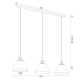 Pendule, Lustre suspendate - Lustra cu 3 pendule design modern ORTE sage