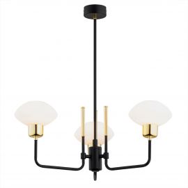 Pendule, Lustre suspendate - Lustra cu 3 brate design moderna RAVELLO negru
