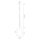 Pendule, Lustre suspendate - Pendul design modern Salerno alama