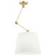 Pendule, Lustre suspendate - Pendul cu brat articulat design modern Zakyntos alama