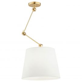 Pendule, Lustre suspendate - Pendul cu brat articulat design modern Zakyntos alama