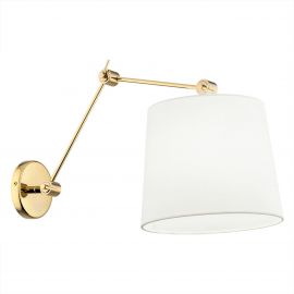 Aplice, corpuri de iluminat pentru pereti - Aplica cu brat articulat design modern Zakyntos alama