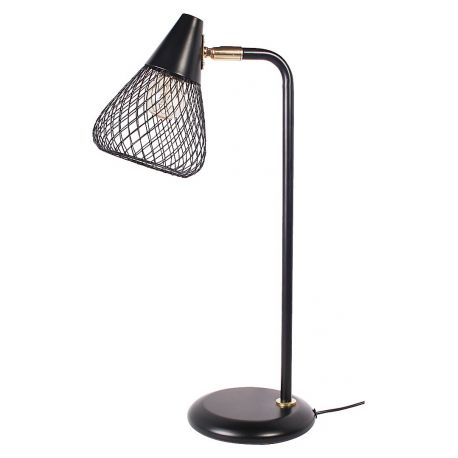 Veioze - Veioza, lampa de masa design industrial Fanny negru, auriu