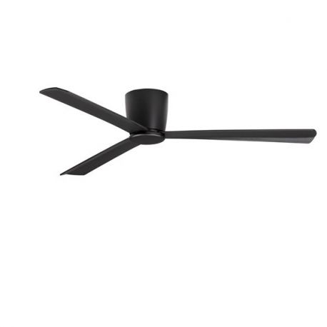 Lustre cu ventilator - Ventilator de tavan cu telecomanda design modern DELL negru