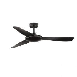 Lustre cu ventilator - Ventilator de tavan cu telecomanda design modern BLAIRE negru