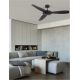 Lustre cu ventilator - Ventilator de tavan cu telecomanda design modern BLAIRE negru