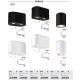 Plafoniere cu spoturi, Spoturi aplicate - Spot aplicat design minimalist Kobald negru