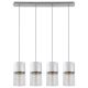 Pendule, Lustre suspendate - Lustra suspendata cu 4 pendule design industrial Zelkova
