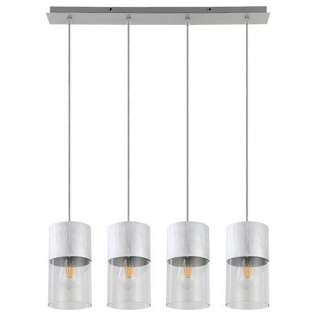 Pendule, Lustre suspendate - Lustra suspendata cu 4 pendule design industrial Zelkova