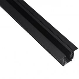 Spoturi, Proiectoare pe sina - Sina trifazata neagra incastrabila 2m TRACK 3LINE GIPS BK