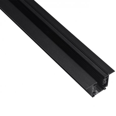 Spoturi, Proiectoare pe sina - Sina trifazata neagra incastrabila 2m TRACK 3LINE GIPS BK