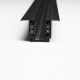 Spoturi, Proiectoare pe sina - Sina trifazata neagra incastrabila 2m TRACK 3LINE GIPS BK
