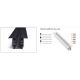 Spoturi, Proiectoare pe sina - Sina trifazata neagra incastrabila 2m TRACK 3LINE GIPS BK