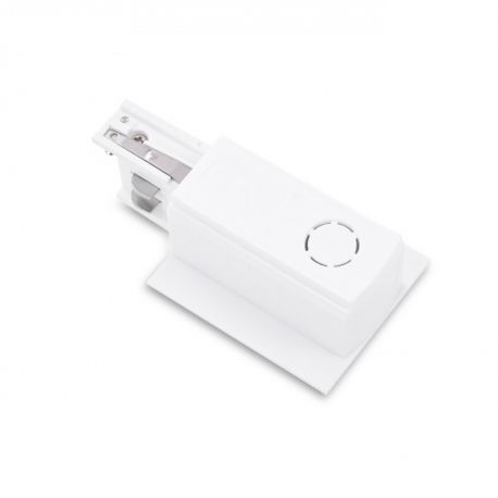 Accesorii iluminat - Accesoriu, Capat dreapta alb, electrificat pentru sinele trifazate POWER RIGHT GIPS WH
