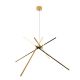 Pendule, Lustre suspendate - Lustra LED suspendata design modern SPIDER aurie