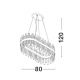Pendule, Lustre suspendate - Lustra suspendata eleganta design modern Crown 80x36cm