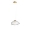 Pendul modern design decorativ KING auriu D-26cm