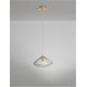 Pendule, Lustre suspendate - Pendul modern design decorativ KING auriu D-26cm