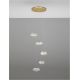 Pendule, Lustre suspendate - Lustra moderna cu 5 Pendule design decorativ KING aurie