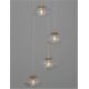 Pendule, Lustre suspendate - Lustra moderna cu 5 Pendule design decorativ KING aurie