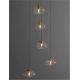 Pendule, Lustre suspendate - Lustra moderna cu 5 Pendule design decorativ KING aurie