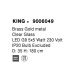 Pendule, Lustre suspendate - Lustra moderna cu 5 Pendule design decorativ KING aurie