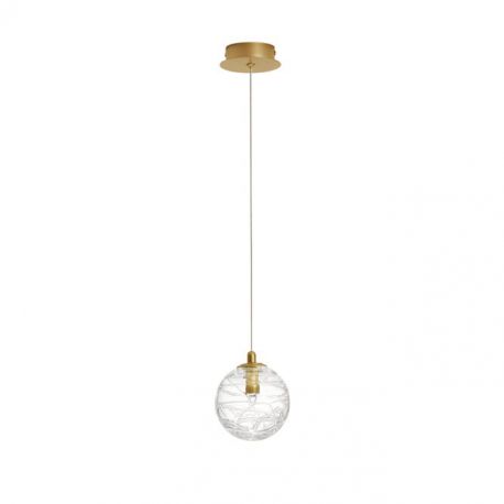 Pendule, Lustre suspendate - Pendul modern design decorativ COEN auriu D-12cm