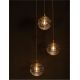 Pendule, Lustre suspendate - Lustra moderna cu 3 Pendule design decorativ COEN auriu
