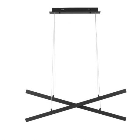 Candelabre, Lustre - Lustra LED suspendata design modern X-LINE neagra