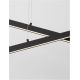 Candelabre, Lustre - Lustra LED suspendata design modern X-LINE neagra