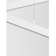 Candelabre, Lustre - Lustra LED suspendata design modern X-LINE alba