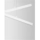 Candelabre, Lustre - Lustra LED suspendata design modern X-LINE alba