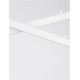 Candelabre, Lustre - Lustra LED suspendata design modern X-LINE alba